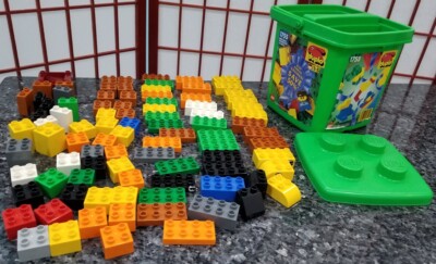 LEGO DUPLO Preschool Building Set 1755 Green Bucket Plus with