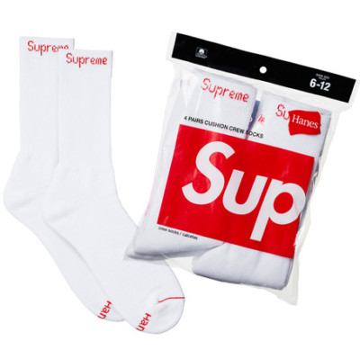 black supreme socks