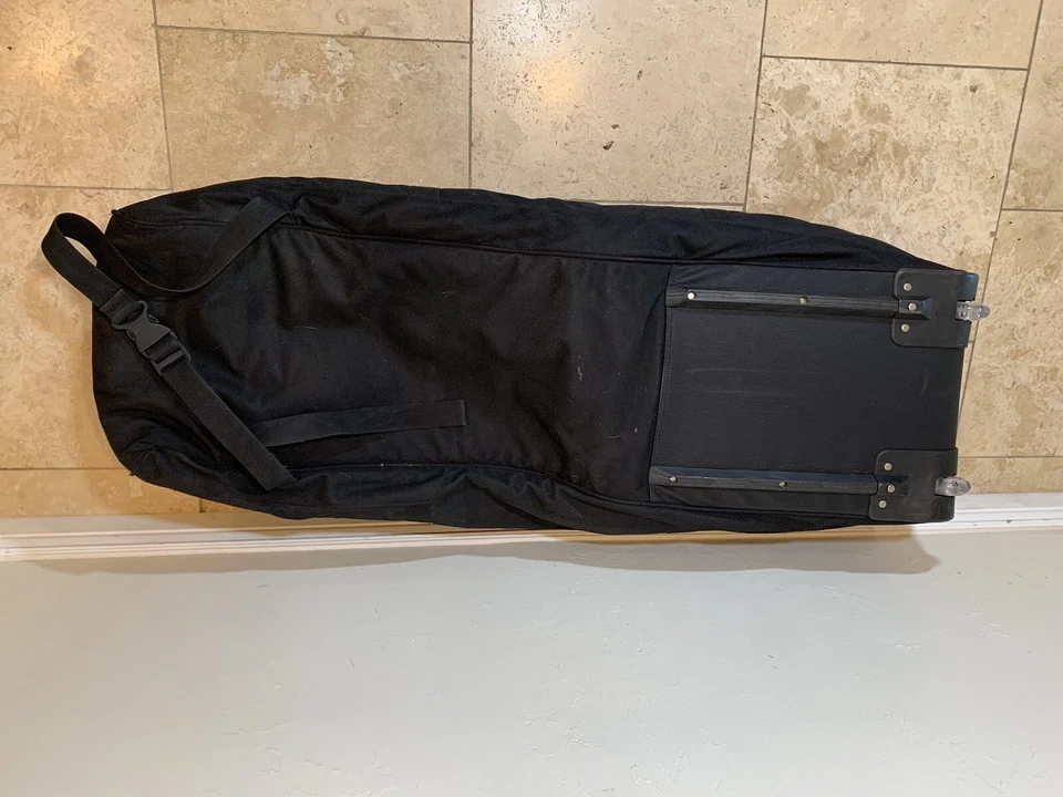 Сумка мальчика на колесиках путешествий чехол мягкий черный /greenTravel сумки для гольфа колеса - Изображение 4 из 4