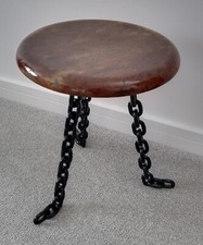 Industrial side table