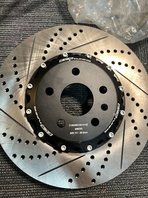 ギター EMD PD1 (Tubeless) ECS Tuning Cross-Drilled Slotted Brake Rotor 866330