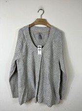 Old Navy Maternity Sweater Waffle Knit NWT 36 Wool Blend Gray Size XL