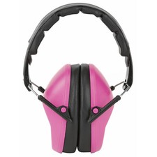 Walkers Passive Folding Earmuff NRR 22 Compact Padded Headband Plastic Pink