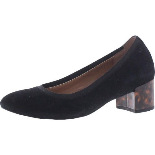 Vionic Womens Natalie Black Suede Block Heels Heels 5 Medium (B,M) BHFO 9321 | eBay
