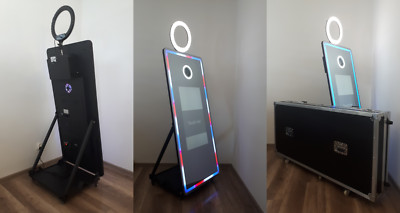 Magic Mirror Photo Booth (Fotospiegel) & Fotodrucker DNP RX1 HS (komplett NEU)