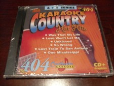 CHARTBUSTER 6 6 KARAOKE DISC 20404 COUNTRY HOT HITS VOL 404 CD G MULTIPLEX