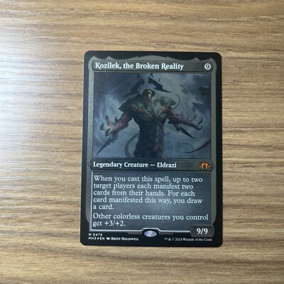 Kozilek, The Broken Reality Etched Foil, Mtg Single, Modern Horizons 3, 0475