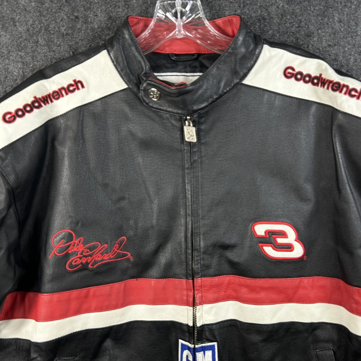 Vintage Chase Authentics Dale Earnhardt Jacket Men's Large Black