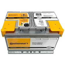 BATTERIA AUTO CONTINENTAL 80AH 750A POSITIVO A DESTRA + DX = FIAMM 80 AH / 74 AH