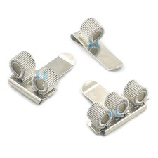 Pocket Clip 1 2 3 Hole Pen Holder Doctors Nurse Uniform Notebook Wallet Office F