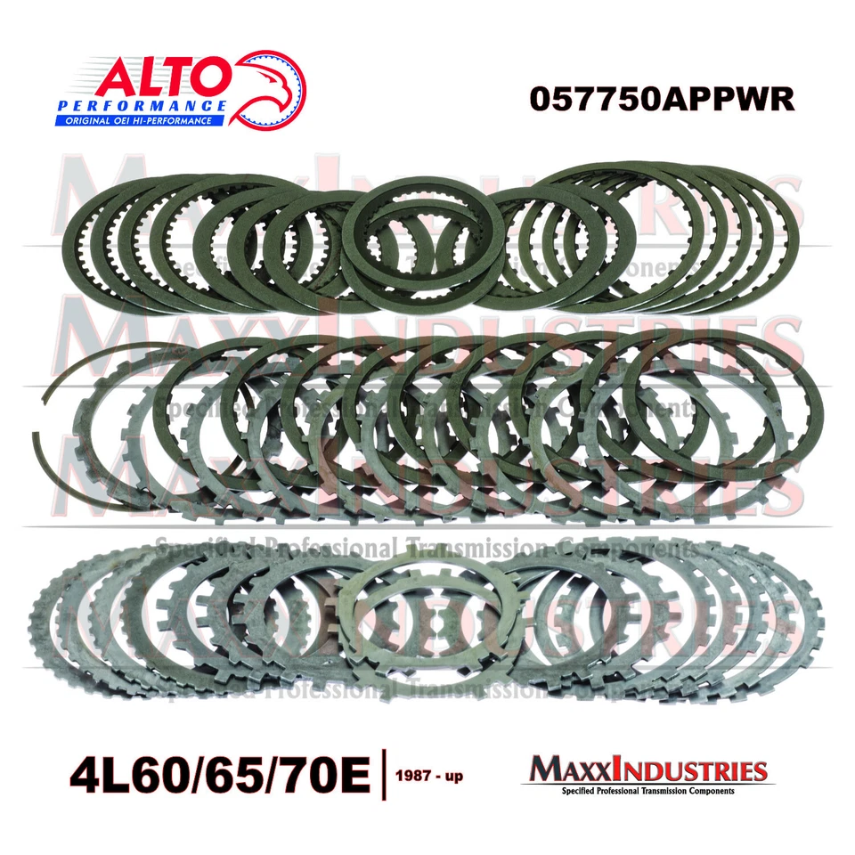 Kit de embrague de transmisión 700R4 4L60E con paquete comercial HEG Alto 057750APWR Foto 2 de 4