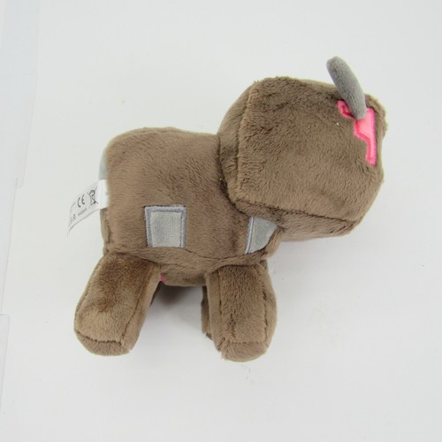 Rare Official JINX Minecraft Happy Explorer Baby Llama Cow Plush Brown 6" Lot - Picture 5 of 11