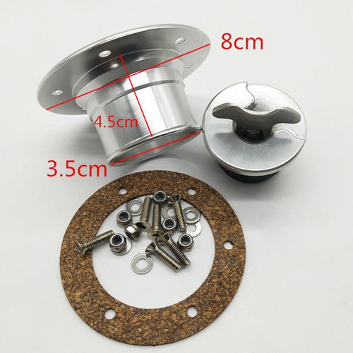 CNC Aircraft Fuel Cell Gas Cap Flush Mount w/ 6 Hole ID: 35.5MM Anodized Billet - Picture 7 of 11
