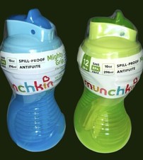 Munchkin Mighty Grip Soft Spout Spill Proof Cup, 10oz 9 months Lot of 2