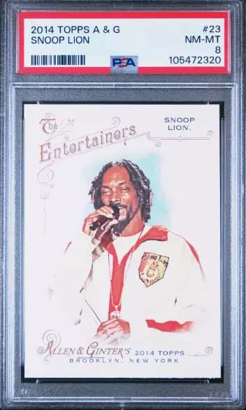 Snoop Lion trading card