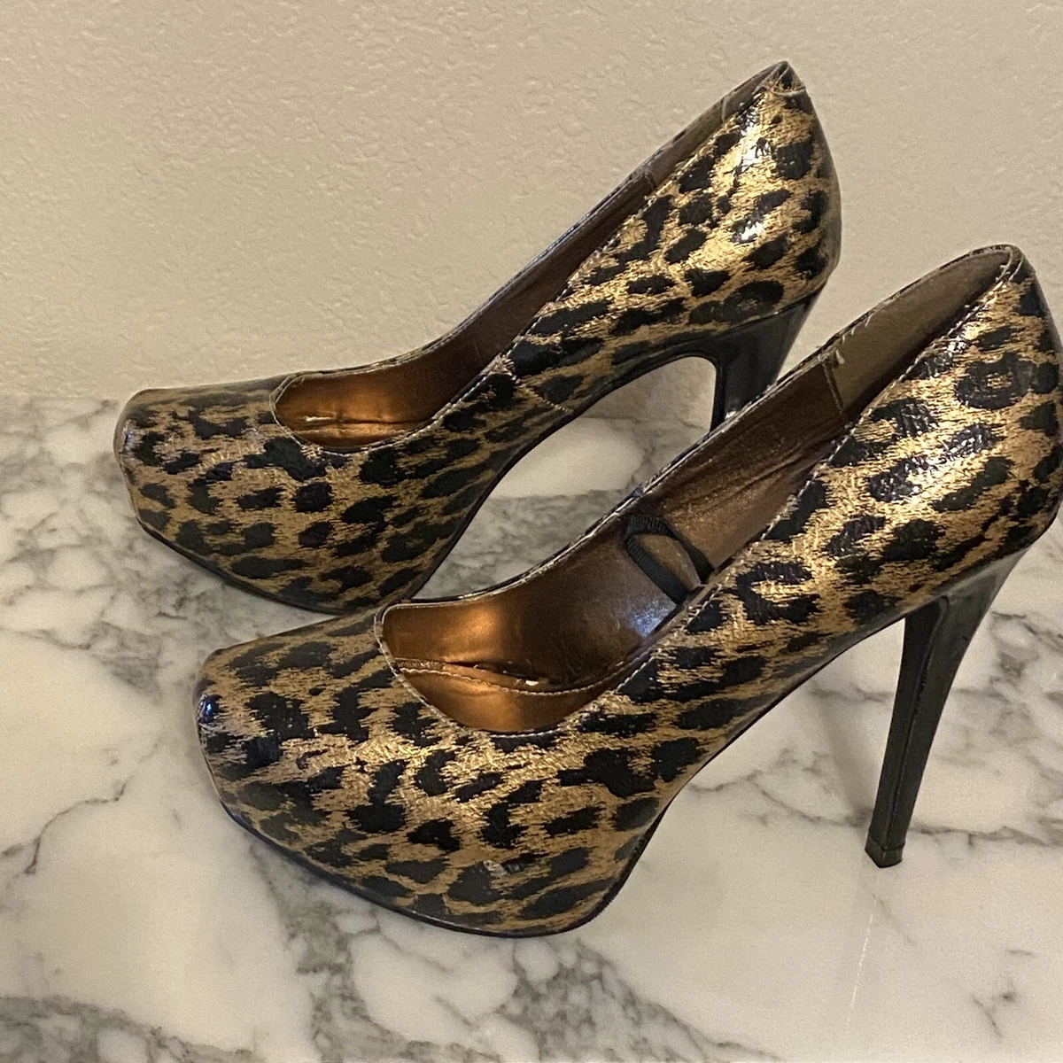Steve madden hotsell leopard print heels