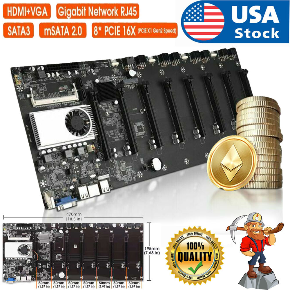 マザーボード BTC-S37 Mining Rig Case 7 GPU Miner Rig $_10.JPG?set_id=880000500F