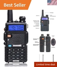 Multi-Functional UV-5R Walkie Talkie - High Power Support, Clear Sound