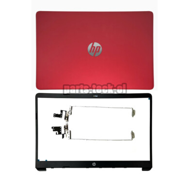 NEW For HP 15-DW 15-dw1083wm 15-DW1XX Back Cover & Hinges + Bezel Red M03725-001