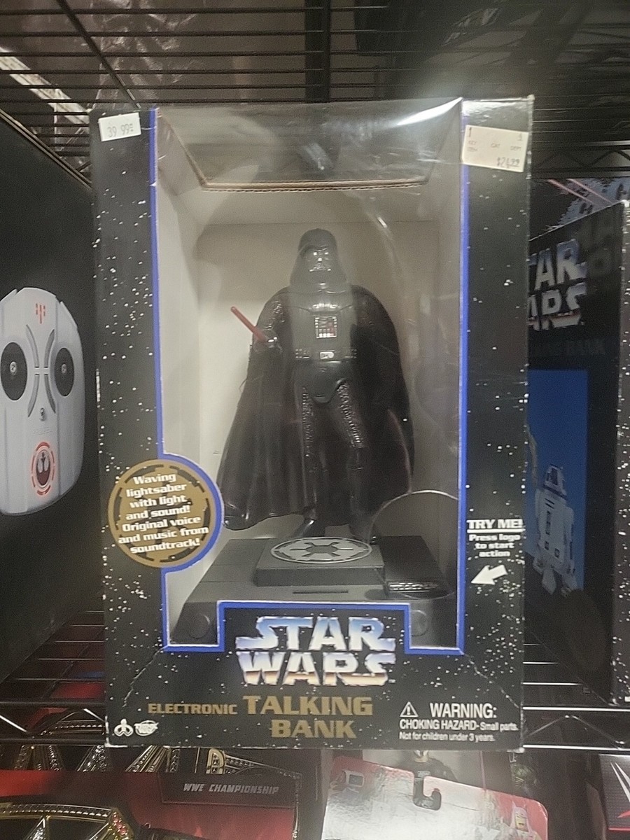 Star Wars Darth Vader Talking Bank New never opened Great