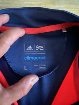 Adidas Climacool 1/4 Zip Pullover Valhalla Golf Club LG Slate Blue