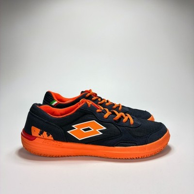 Lotto Quaranta Black Orange Sneakers Athletic Sport Shoes Mens