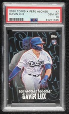 2020 Topps X Pete Alonso /3000 Gavin Lux #07 PSA 10 GEM MT 0l2