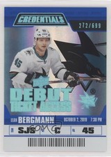 2019 Upper Deck Credentials Debut Ticket Access /699 Tier 2 Lean Bergmann 01ks