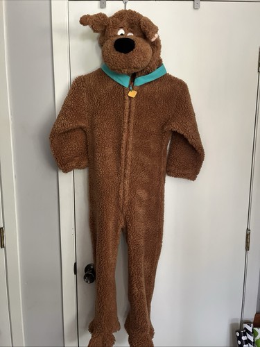Y2K Warner Bros Fuzzy Scooby Doo Halloween Kostüm Cartoon Netzwerk Kind Medium 7/8 - Bild 10 von 12