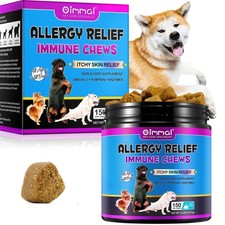 Dog Allergy Relief Chews, Chews 150 Count , Itch for...