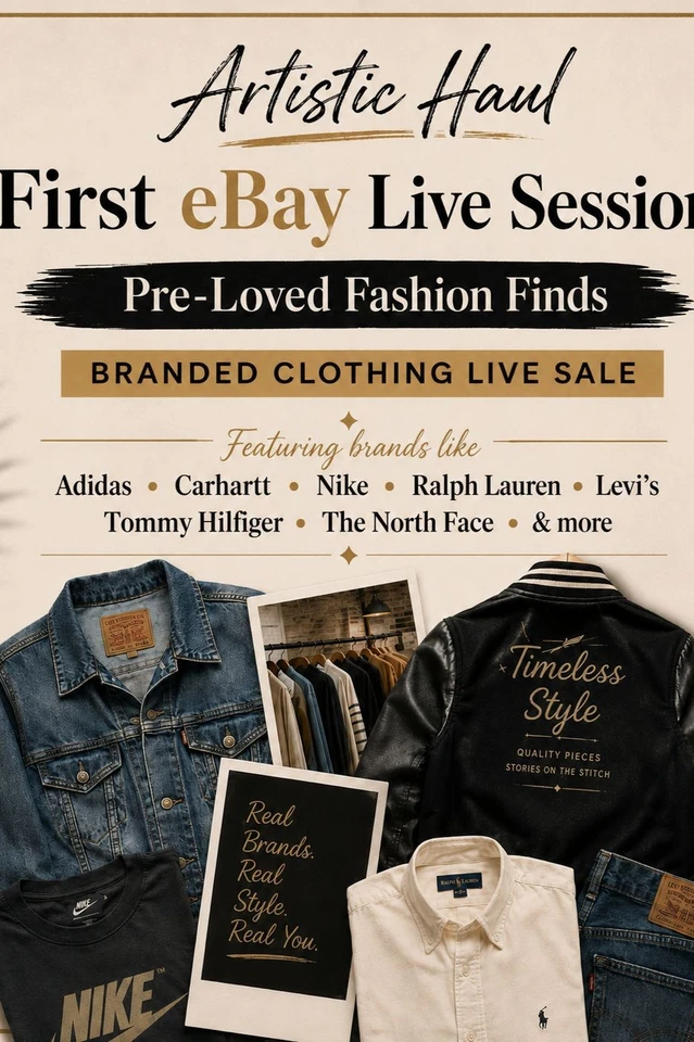 Pre-Loved Fashion Finds | Branded Clothing Live Sale