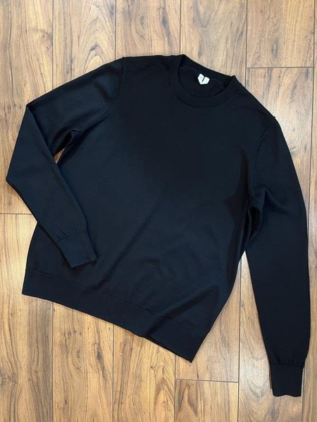 Men ARKET Sweater Black Wool 38 / M / 46