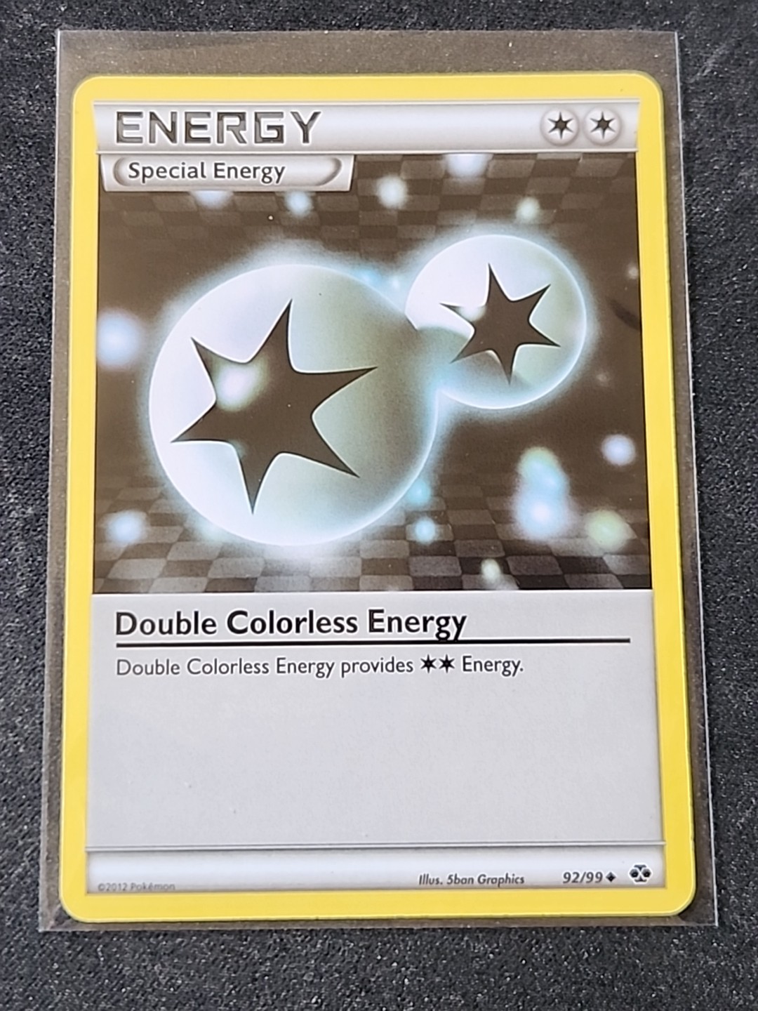 ENERGY 2012 Pokemon Black and White Next Destinies #92 DOUBLE COLORLESS U NM-MT