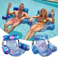 Pool Floats Adult 2 Pack Inflatable Pool Float Chair Heavy Duty Water Raft