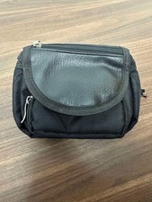 Black Soft Nylon Carrying Case For Compact To Small Cameras Very Good 1E