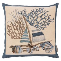 Sandner Segelboot Gobelin-KissenhüLle Dekokissen Sofakissen Couchkissen 45X45Cm
