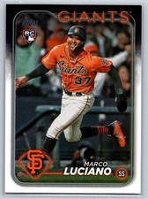 2024 Topps #232 Marco Luciano RC - San Francisco Giants