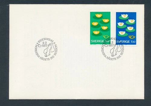 D487421 Sweden FDC Nordic Council 25th Session Stockholm 1977