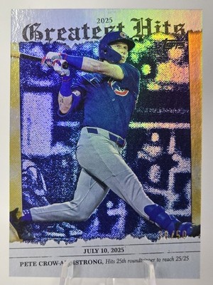 2026 Topps Series 1 PETE CROW-ARMSTRONG Greatest Hits Gold Foil /50 #GH-1 Cubs