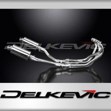 YAMAHA XJ600 DIVERSION 1992-04 FULL EXHAUST 225mm STAINLESS OVAL SILENCERS