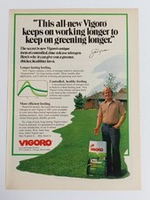 Vigoro Lawn Fertilizer Magazine Ad 1970s Jack Nicklaus Golf Legend