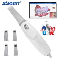 Dental Intra-oral Scanner 3D Real-time Display w/ AI Scanning Software+4 Tips US