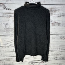 Zadig  Voltaire Crome Studs Wool Cashmere Mock Neck Pullover Sweater Size Large
