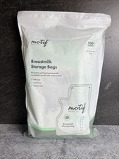 Motif Medical Breast Milk Storage Bags 8oz Single Use Bags 100 count BPA-Free