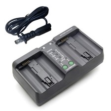 Dual Battery Charger Grey for Nikon D4 D4S D5...