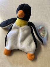 Ty Beanie Baby Buddy Buddies Waddle The Penguin Plush Stuffed Animal 11 Inch