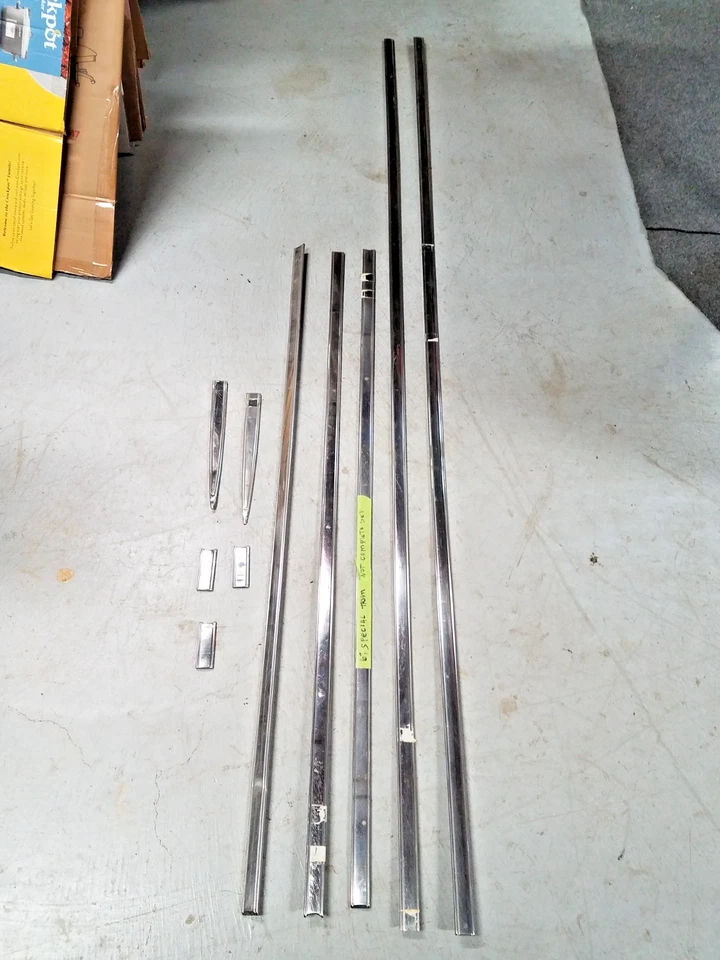 1967 Buick Special Side Trim Chrome Molding 10 Piece Lot - Image 2 of 4
