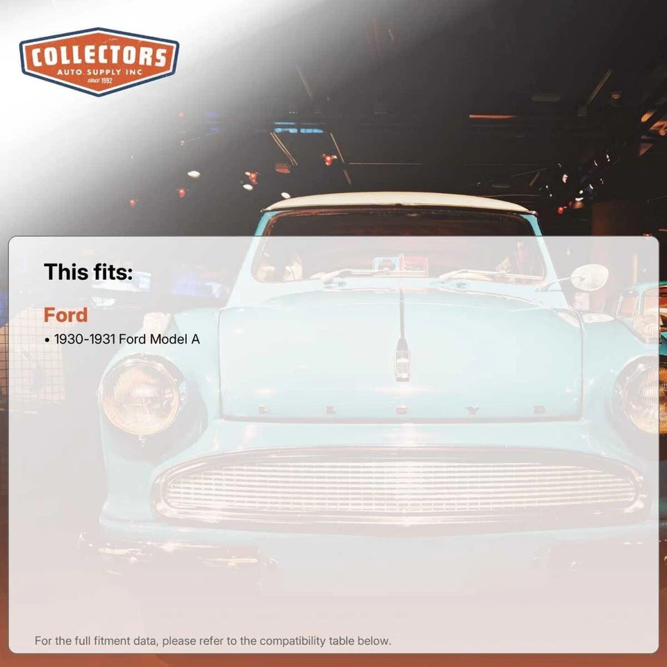 Kit de amortiguador de sonido de aislamiento para Ford Modelo A 1930-1931 cupé Acoustishield Foto 2 de 4