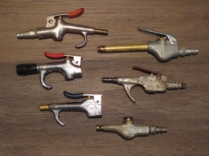 Lot of 6 Blow Guns Air Hose Parts or Repair Safety, Milton, Blue Point