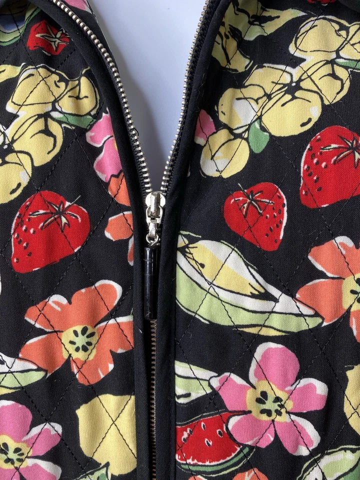 Requisitos Chaqueta Acolchada Mujer Talla 1X Frutal Floral Bloomcore Arte Para Usar Foto 3 de 4